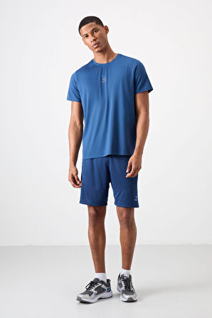 Parlament Polyester Nefes Alan Dokulu İnce Esnek Standart Fit Erkek Performans T-Shirt - 88387