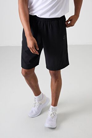 Tommy Life Siyah Polyester Micro Yumuşak Comfort Fit Erkek Şort - 81268