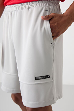 Taş Polyester Kalın Yumuşak Comfort Fit Erkek Şort - 81272