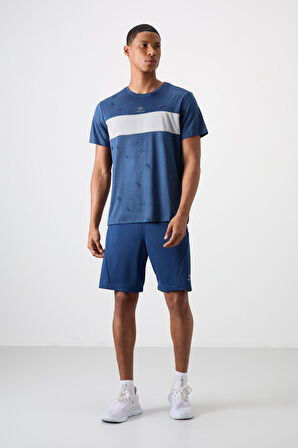Parlament Polyester Nefes Alan Jakarlı İnce Esnek Standart Fit Erkek Performans T-Shirt - 88398