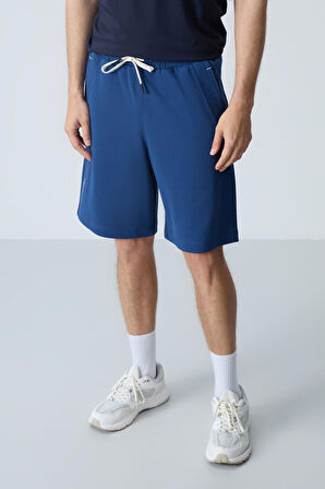 Parlament Pamuklu Kalın Yumuşak Dokulu Standart Fit Basic Erkek Şort  - 81278