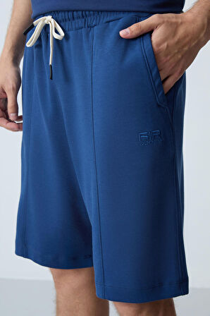 Parlament Pamuklu Kalın Yumuşak Dokulu Standart Fit Basic Erkek Şort  - 81277