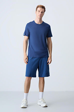 Parlament Pamuklu Kalın Yumuşak Dokulu Standart Fit Basic Erkek Şort  - 81277