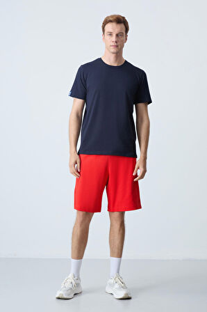 Fiesta Pamuklu Kalın Yumuşak Dokulu Standart  Fit Basic Erkek Şort  - 81276