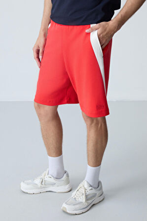 Fiesta Pamuklu Kalın Yumuşak Dokulu Standart Fit Basic Erkek Şort  - 81280