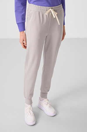 Açık Eflatun-Taş Kapüşonlu Oversize Kadın Eşofman Takım - 95336