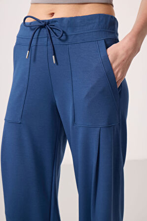 Parlament Yumuşak Dokulu Cep Detaylı Rahat Form Kadın Pantolon - 94672