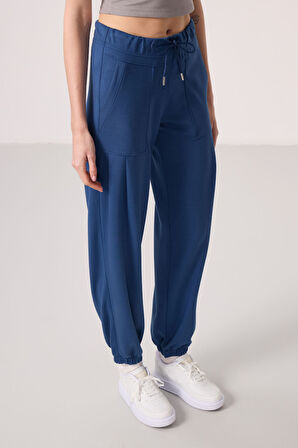 Parlament Yumuşak Dokulu Cep Detaylı Rahat Form Kadın Pantolon - 94672