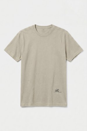 Bej Standart Fit Baskılı Kısa Kollu Erkek T-Shirt - 88440