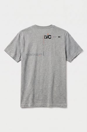Gri Melanj Standart Fit Baskılı Kısa Kollu Erkek T-Shirt - 88440