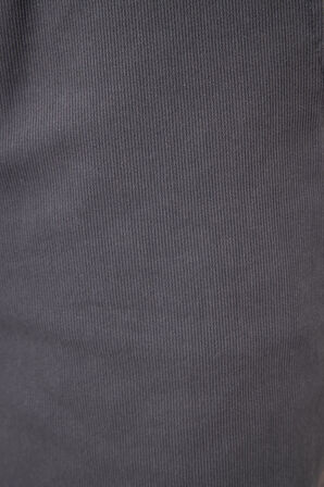 Antrasit Standart Fit Dokuma Hafif Esnek Chino Erkek Şort - 81289