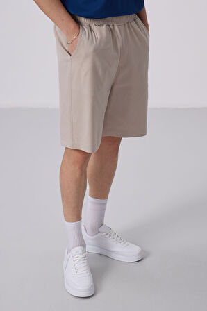 Taş Standart Fit Dokuma Hafif Esnek Chino Şort - 81290