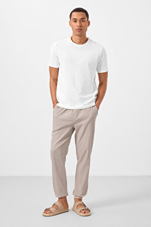 Taş Standart Fit Dokuma Hafif Esnek Chino Erkek Pantolon - 82176