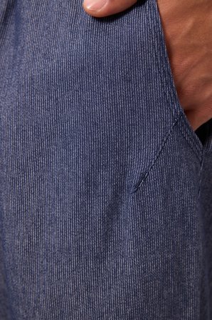 Kot Lacivert Standart Fit Dokuma Hafif Esnek Chino Erkek Pantolon - 82177