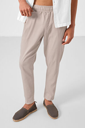 Taş Standart Fit Dokuma Hafif Esnek Chino Erkek Pantolon - 82177