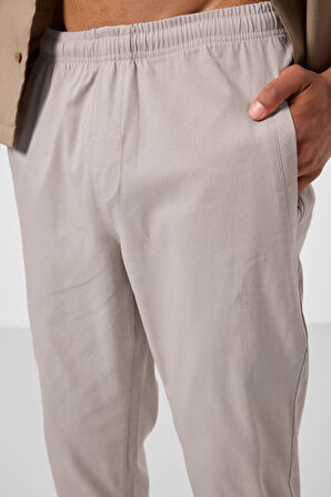Taş Standart Fit Dokuma Hafif Esnek Chino Erkek Pantolon - 82179