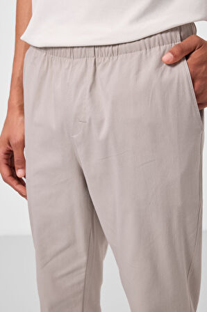 Taş Standart Fit Dokuma Hafif Esnek Chino Erkek Pantolon - 82178