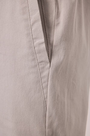 Taş Standart Fit Dokuma Hafif Esnek Chino Erkek Şort - 81292