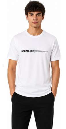 Tommy Life Basic Erkek Tshirt Bisiklet Yaka Beyaz 88452