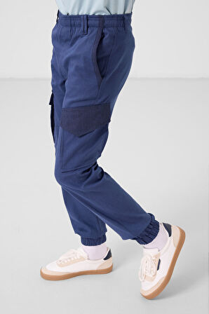 Parlament Standart Fit Dokuma Hafif Esnek Chino Erkek Çocuk Pantolon - 11271