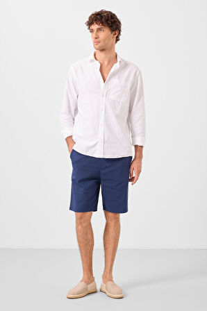 Parlament Standart Fit Dokuma Hafif Esnek Chino Erkek Şort - 81291