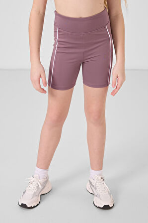 Gül Kurusu Esnek Standart Fit Basic Performans Kız Çocuk Tayt - 75189