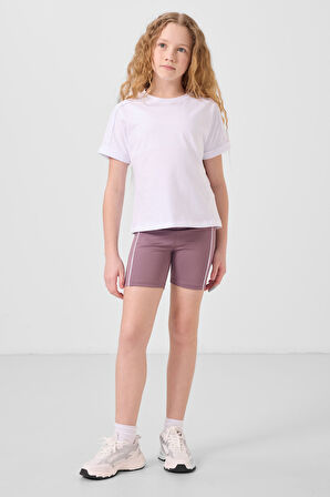 Gül Kurusu Esnek Standart Fit Basic Performans Kız Çocuk Tayt - 75189