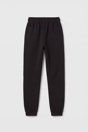 Siyah Standart Fit Basic Kız Çocuk Eşofman Alt - 75194