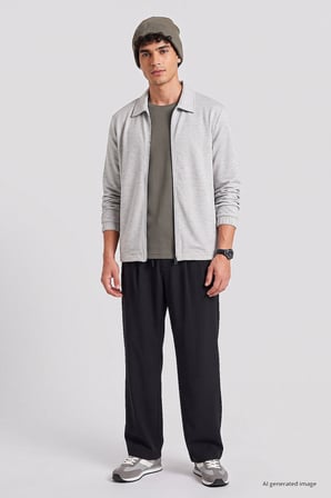 Gri Rahat Form Erkek Ceket - 88494