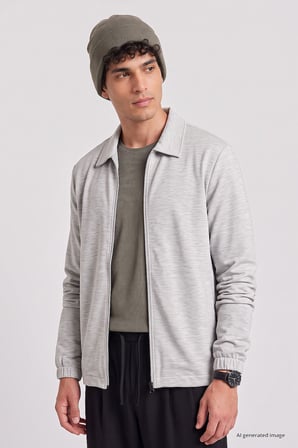 Gri Rahat Form Erkek Ceket - 88494