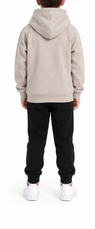 Tommy Life Erkek Garson Çocuk Kapüşonlu Bej Sweatshirt 11324