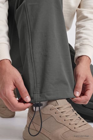 Haki Lastikli Erkek Baggy Eşofman Alt - 82200