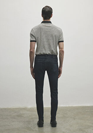 James Lux Black Puslu Koyu Mavi Jean Pantolon 0042486543