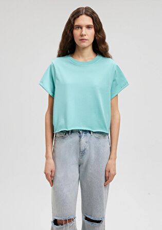 Mavi Crop Basic Tişört 168220-71463