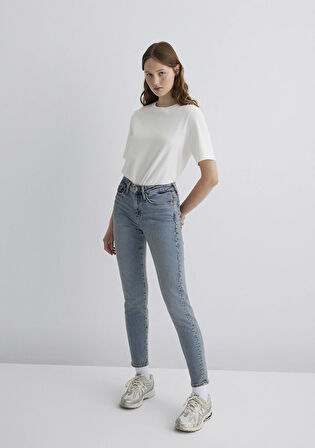 Cindy Classic Denim Açık Mavi Jean Pantolon 100277-86455