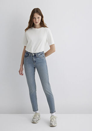 Cindy Classic Denim Açık Mavi Jean Pantolon 100277-86455