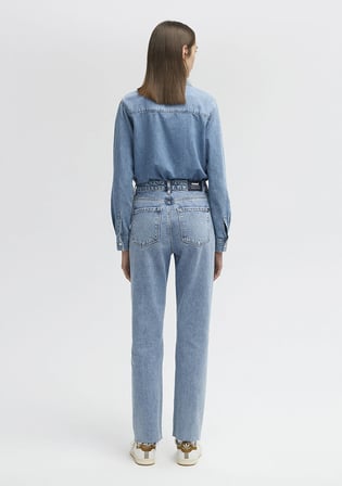 New York Classic Denim Vintage İndigo Mavisi Jean Pantolon 101441-86468