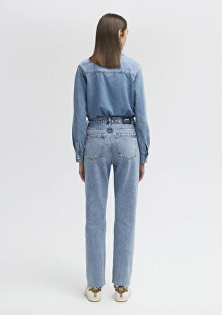 New York Classic Denim Vintage İndigo Mavisi Jean Pantolon 101441-86468