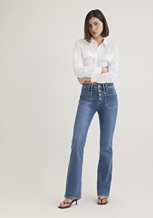 Sierra Gold Premium Indigo Mavisi  Jean Pantolon 1010578-86457