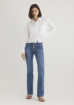 Sierra Gold Premium Indigo Mavisi  Jean Pantolon 1010578-86457