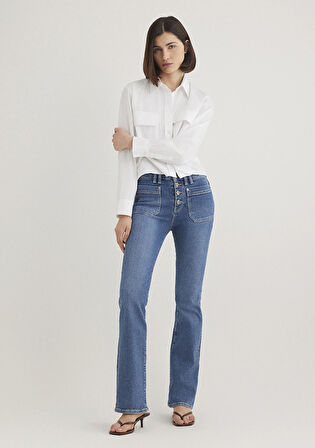 Sierra Gold Premium Indigo Mavisi  Jean Pantolon 1010578-86457