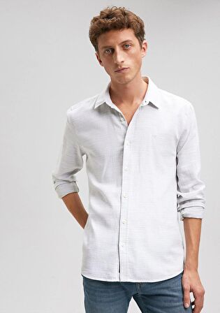 Mavi Beyaz Gömlek 0210053-71807