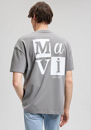 Mavi Logo Baskılı Yeşili Tişört 0612005-70132