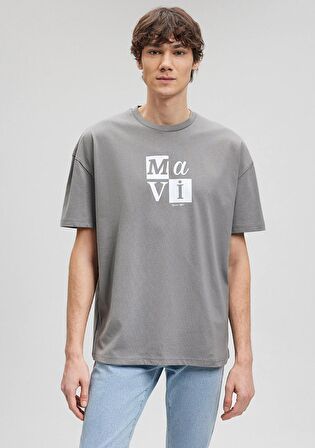 Mavi Logo Baskılı Yeşili Tişört 0612005-70132