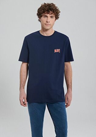 Mavi Logo Baskılı Lacivert Tişört 0611714-84371