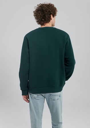 Mavi Logo Baskılı Yeşil Sweatshirt 0611716-81570