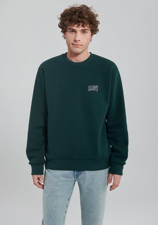 Mavi Logo Baskılı Yeşil Sweatshirt 0611716-81570