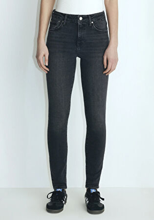 Tess M Girly Koyu Gri Jean Pantolon 100328-86444