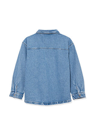 Bob 90lar Indigo Mavisi Jean Gömlek 6210000-86709