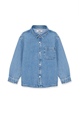Bob 90lar Indigo Mavisi Jean Gömlek 6210000-86709